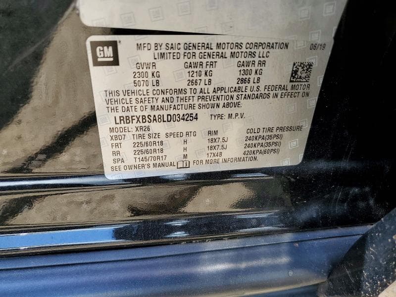 2020 BUICK ENVISION PREFERRED 13
