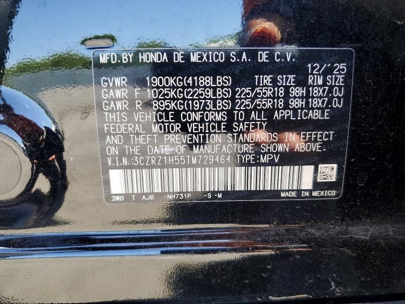 2026 HONDA HR-V SPORT 13