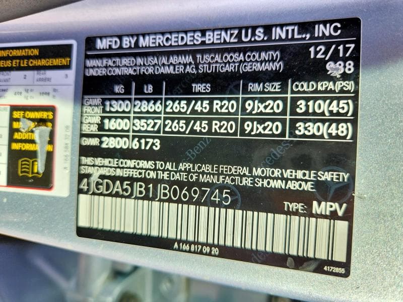 2018 MERCEDES-BENZ GLE 13