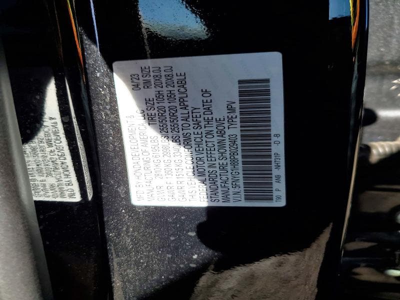 2023 HONDA PILOT ELITE 13