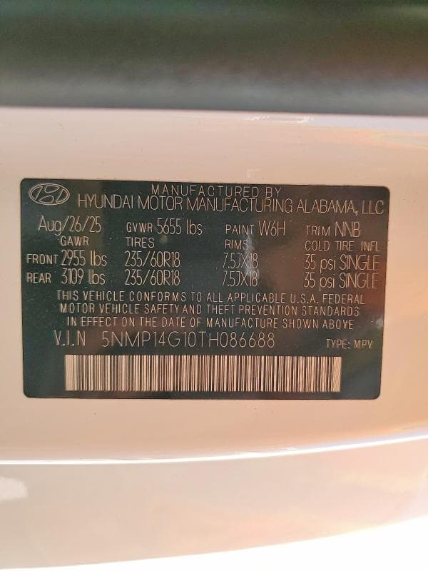 2026 HYUNDAI SANTA FE SE 13