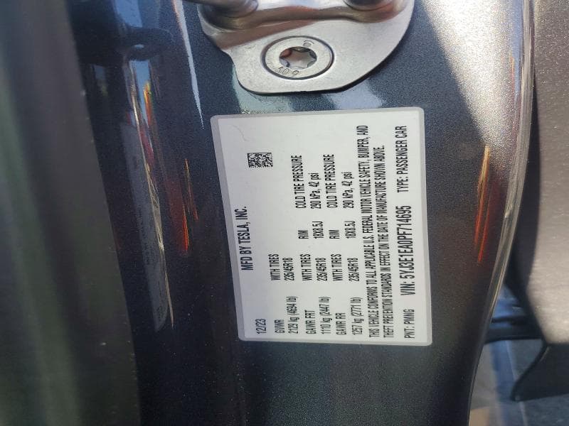 2023 TESLA MODEL 3 12