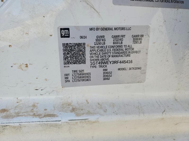 2024 GMC SIERRA K3500 DENALI 12
