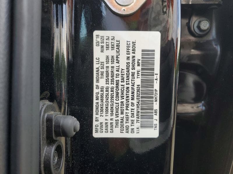 2018 HONDA CR-V EX 13