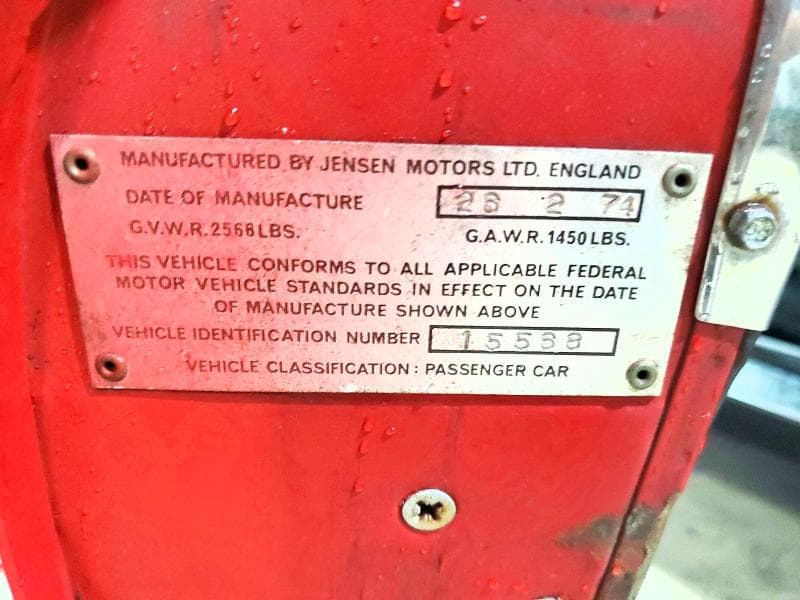 1974 JENSEN HEALY 12