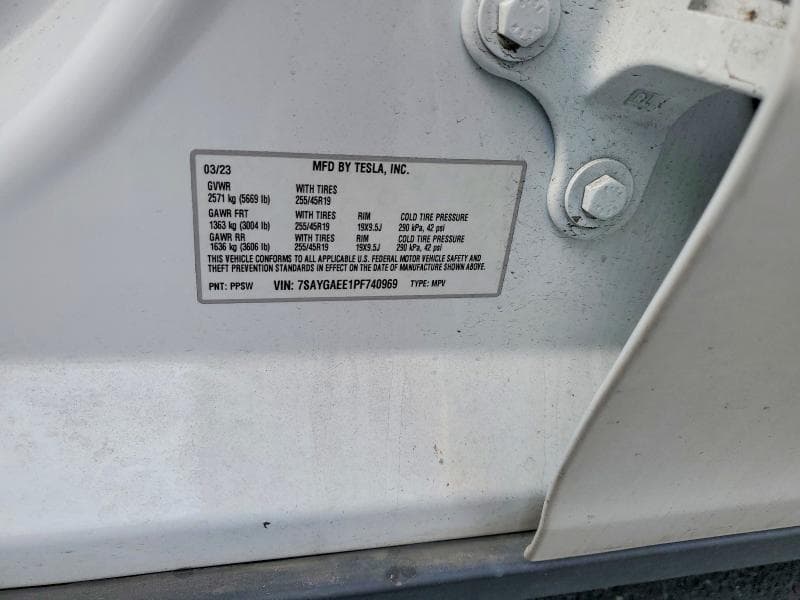 2023 TESLA MODEL Y 12