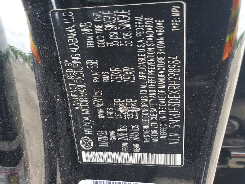 2024 HYUNDAI TUCSON SEL 12