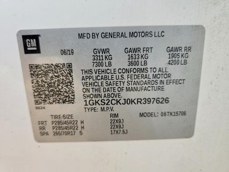 2019 GMC YUKON DENALI 14