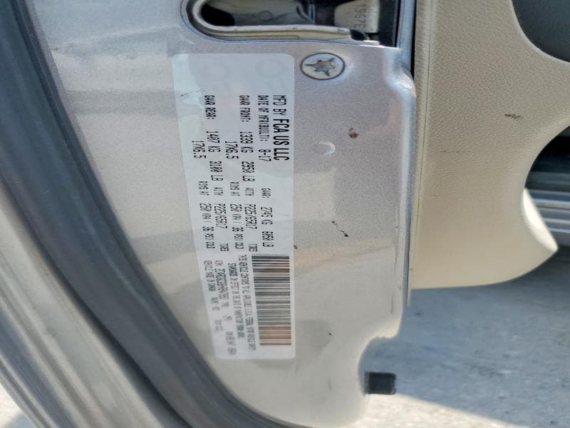 2017 DODGE GRAND CARAVAN SXT 12