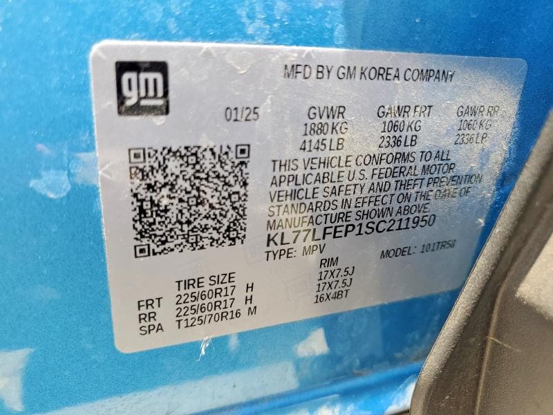 2025 CHEVROLET TRAX LS 12