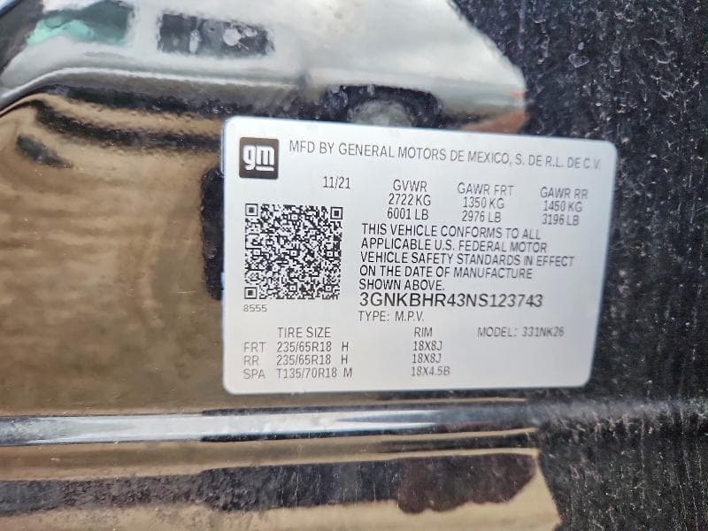 2022 CHEVROLET BLAZER 2LT 12