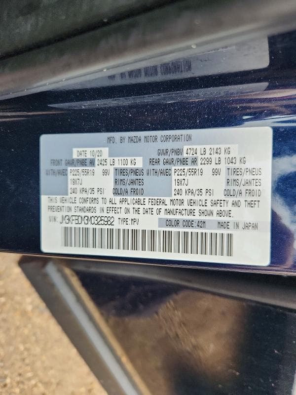 2021 MAZDA CX-5 GRAND TOURING 12