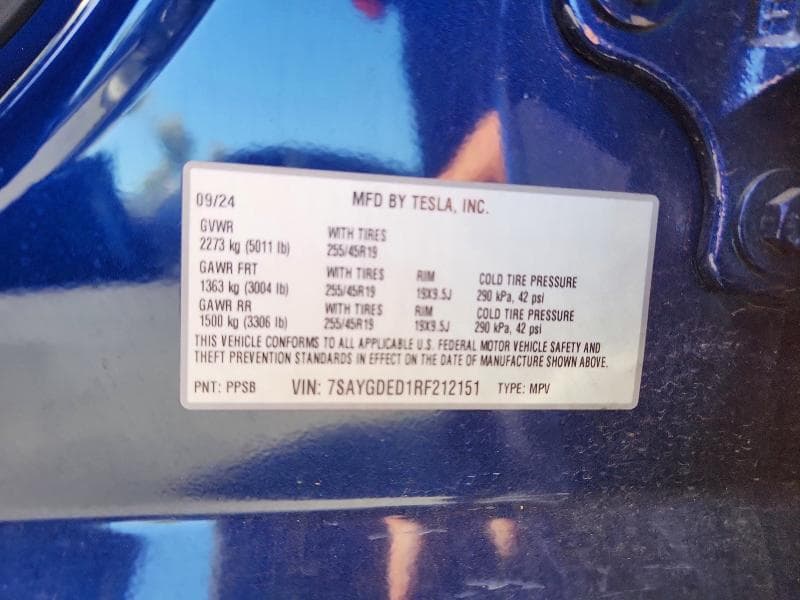 2024 TESLA MODEL Y 13