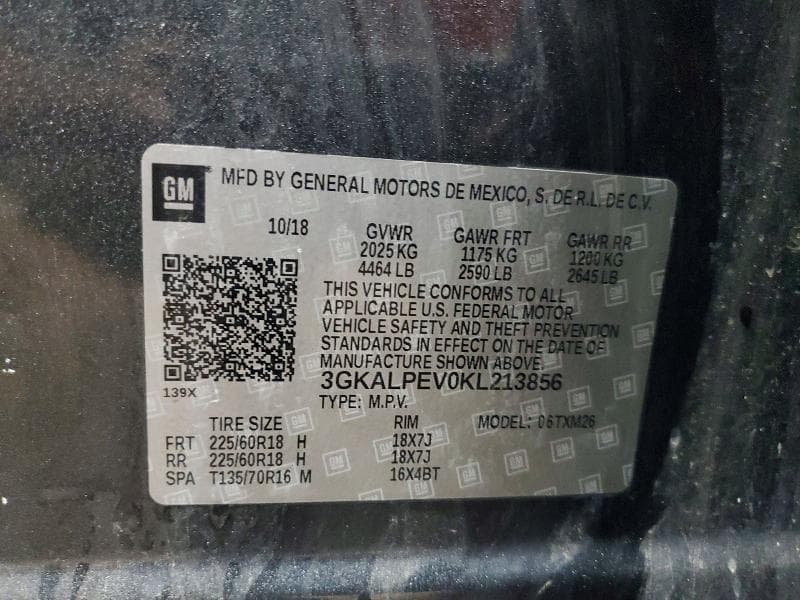 2019 GMC TERRAIN SLT 13