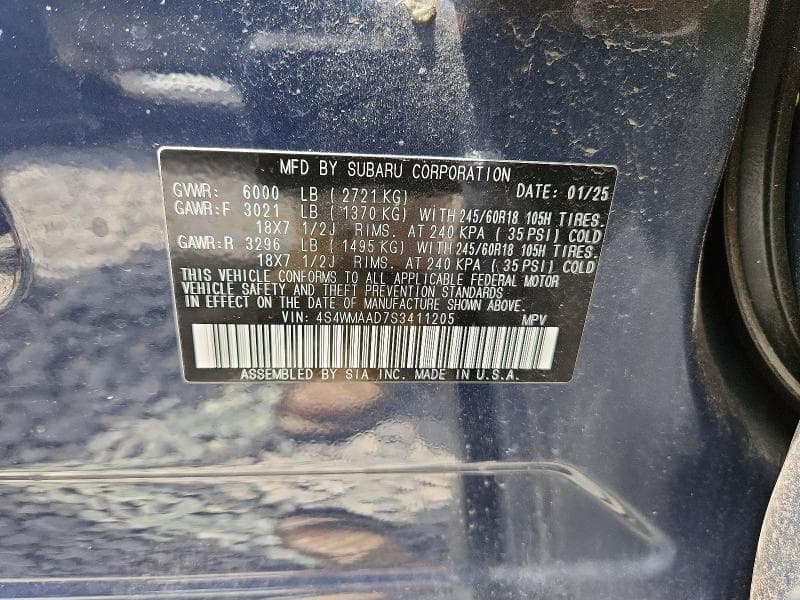 2025 SUBARU ASCENT PREMIUM 14