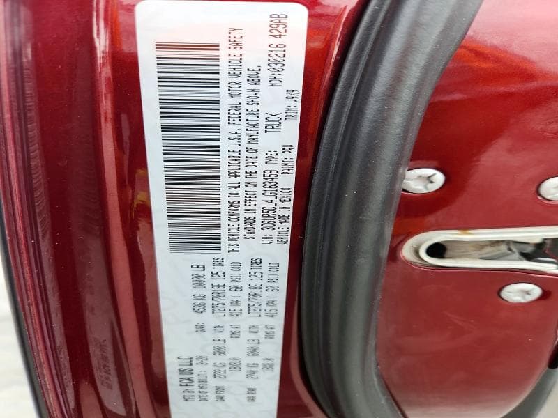 2020 RAM 2500 TRADESMAN 12