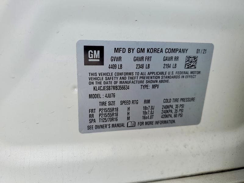 2021 BUICK ENCORE PREFERRED 14