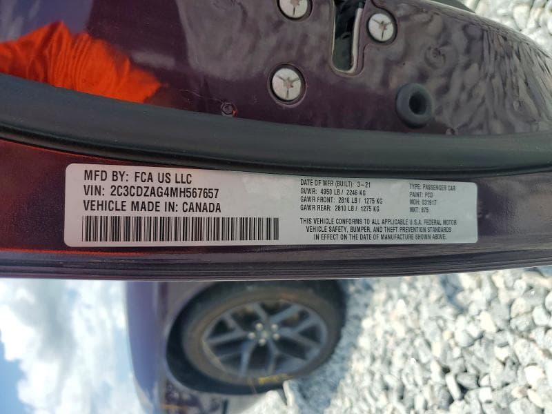 2021 DODGE CHALLENGER SXT 13