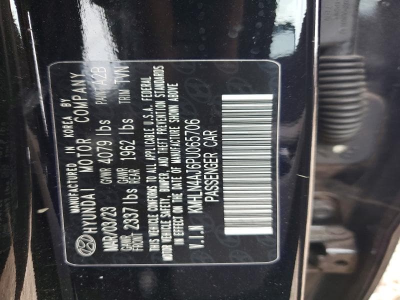 2023 HYUNDAI ELANTRA LIMITED 12
