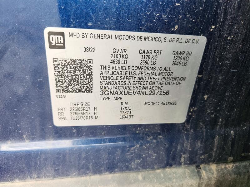 2022 CHEVROLET EQUINOX LT 13