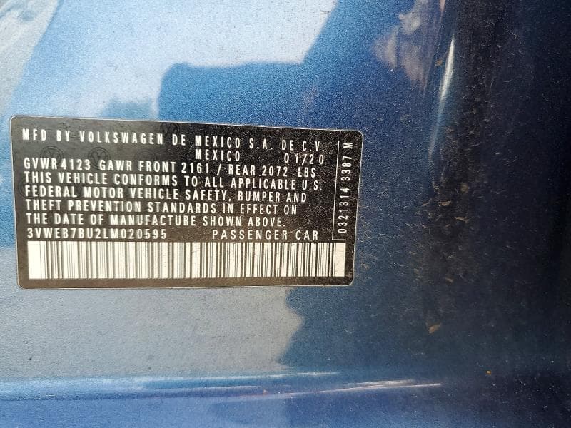 2020 VOLKSWAGEN JETTA SEL 12