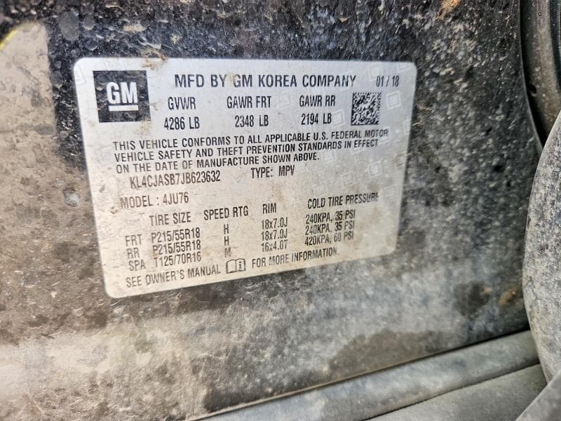 2018 BUICK ENCORE PREFERRED 12