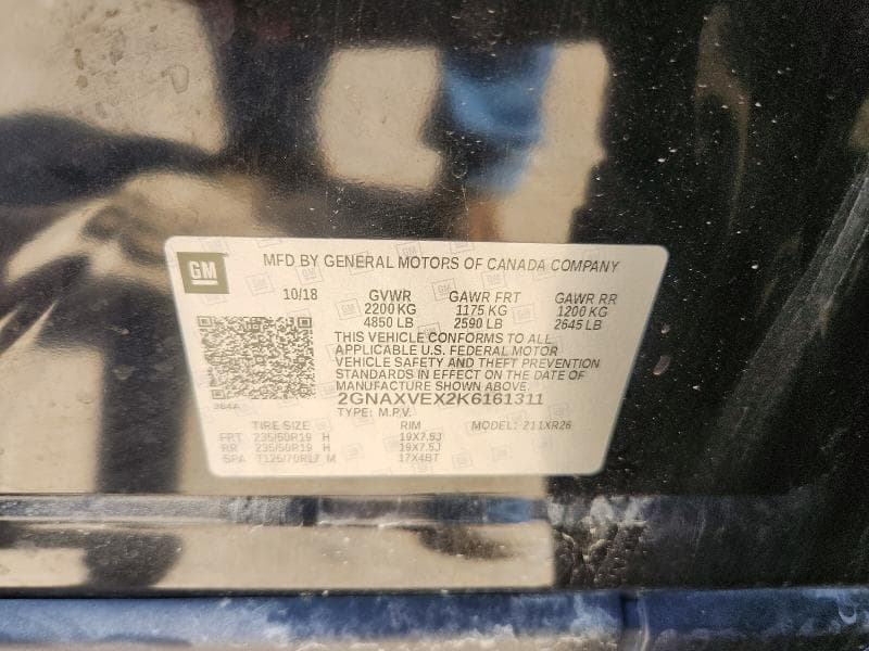 2019 CHEVROLET EQUINOX LT 13