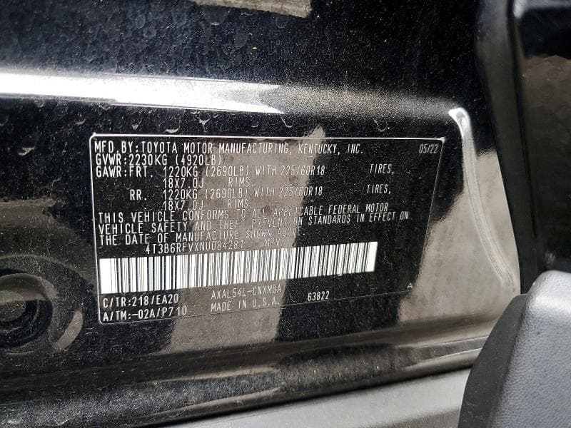 2022 TOYOTA RAV 4 14
