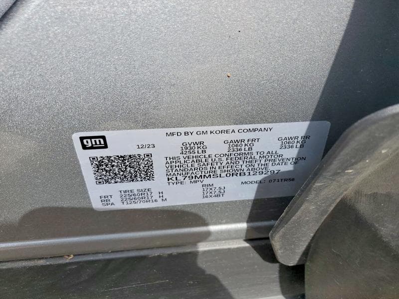 2024 CHEVROLET TRAILBLAZER LS 12