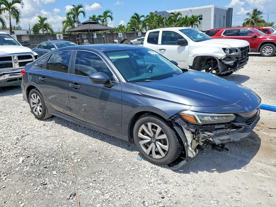 2022 HONDA CIVIC LX 4