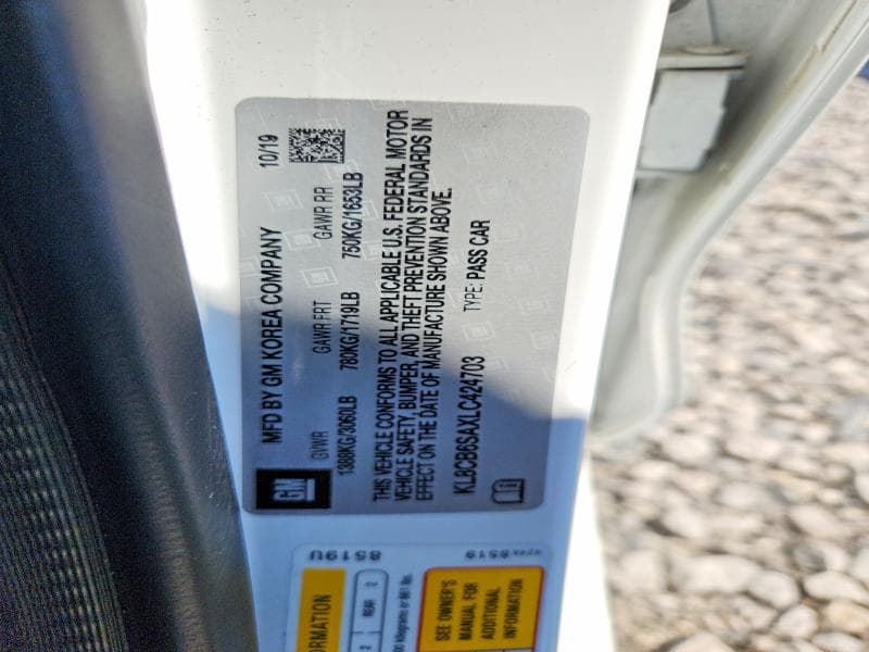 2020 CHEVROLET SPARK LS 12