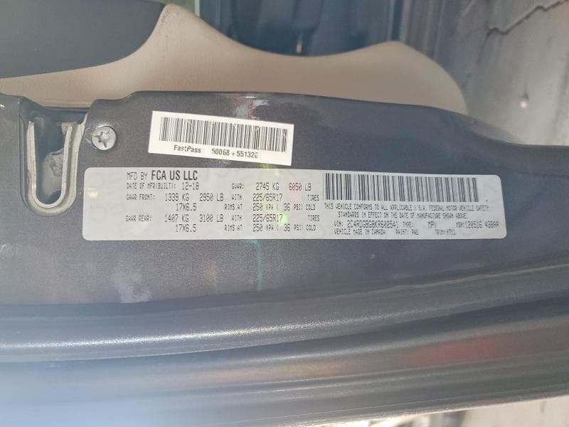 2019 DODGE GRAND CARAVAN SE 13
