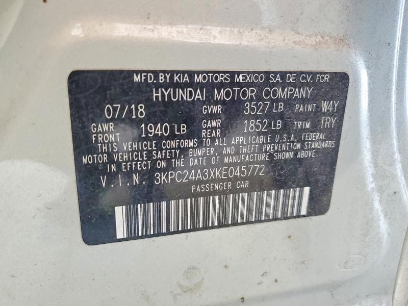 2019 HYUNDAI ACCENT SE 12
