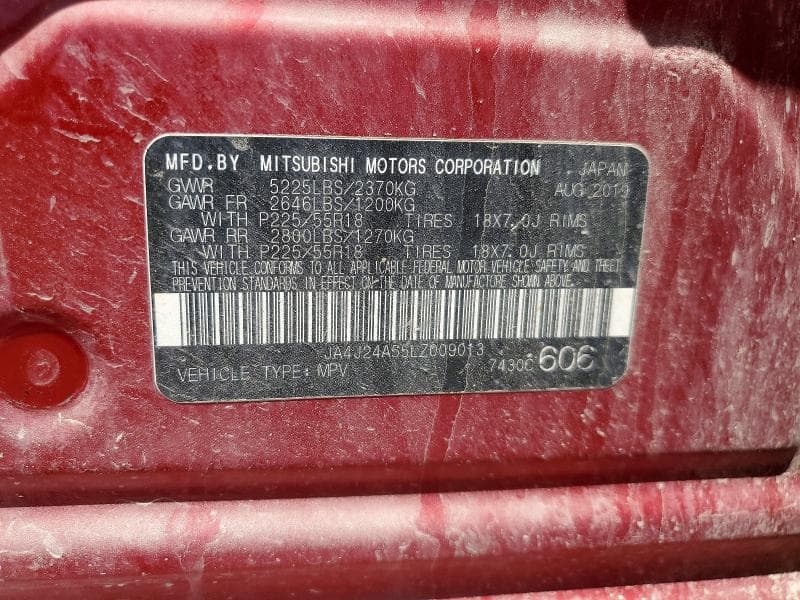 2020 MITSUBISHI OUTLANDER SEL 13