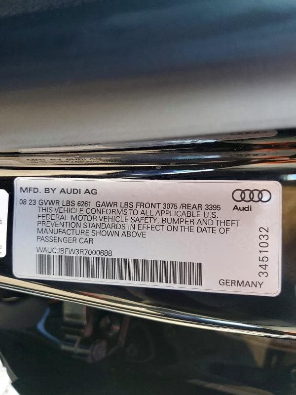 2024 AUDI E-TRON GT PREMIUM PLUS 12