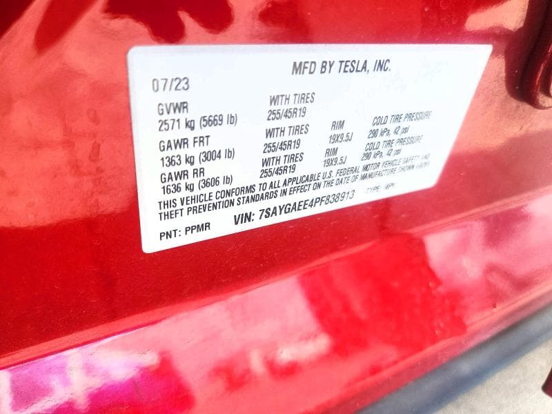 2023 TESLA MODEL Y 12
