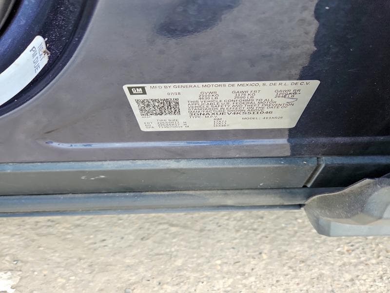 2019 CHEVROLET EQUINOX LT 14