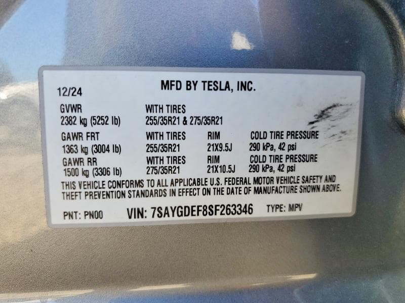 2025 TESLA MODEL Y 14