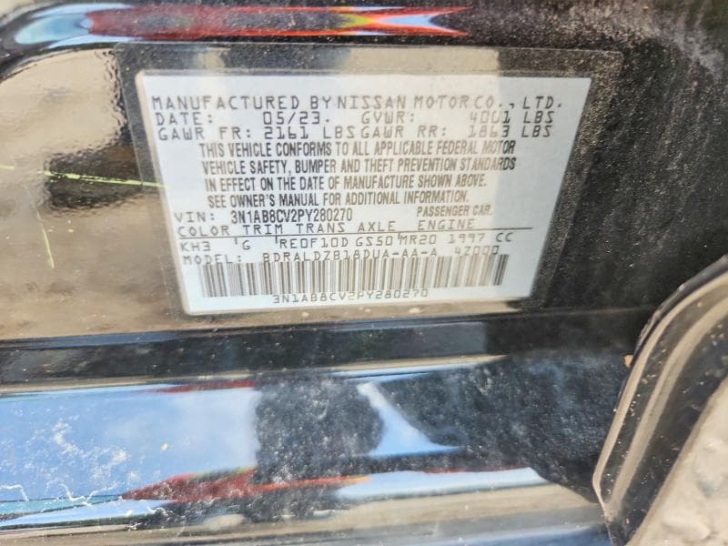 2023 NISSAN SENTRA SV 12