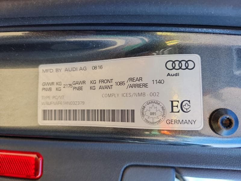 2017 AUDI A4 PRESTIGE 12