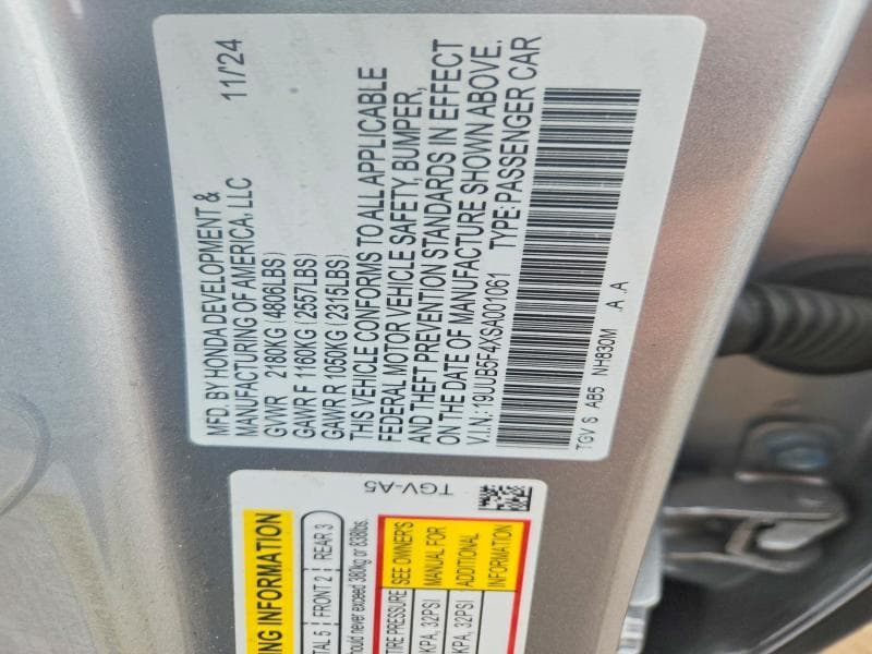 2025 ACURA TLX TECHNOLOGY 12