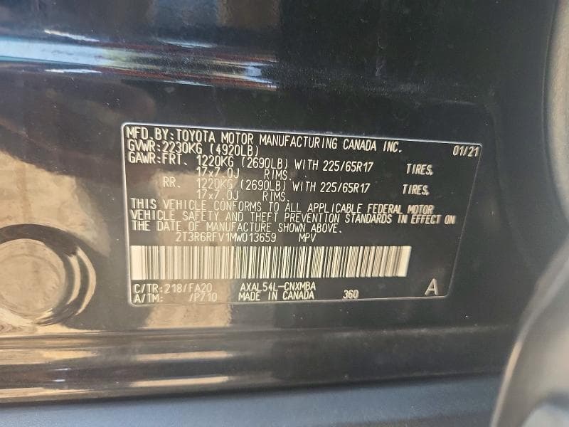 2021 TOYOTA RAV4 HYBRID XLE 12