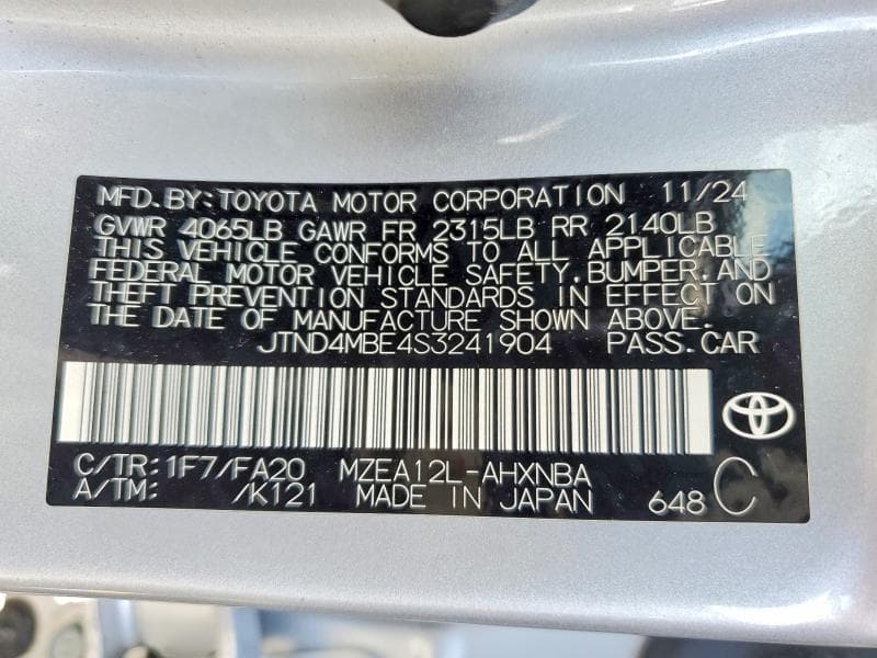 2025 TOYOTA COROLLA HATCHBACK SE 13