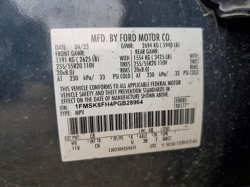 2023 FORD EXPLORER LIMITED 13