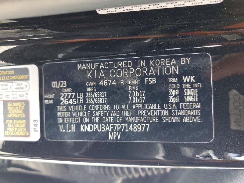 2023 KIA SPORTAGE LX 14