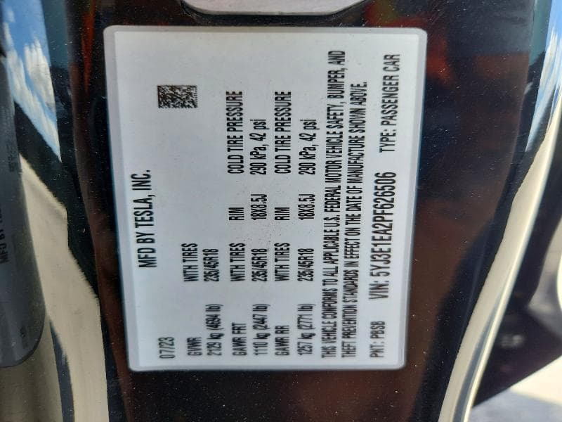 2023 TESLA MODEL 3 13