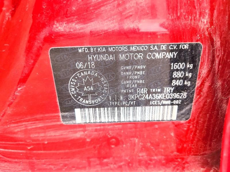 2019 HYUNDAI ACCENT SE 12