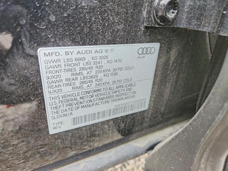 2018 AUDI Q7 PRESTIGE 13