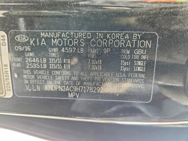 2017 KIA SPORTAGE EX 13