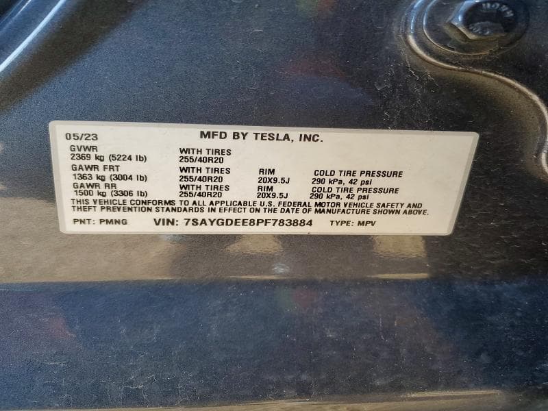 2023 TESLA MODEL Y 12